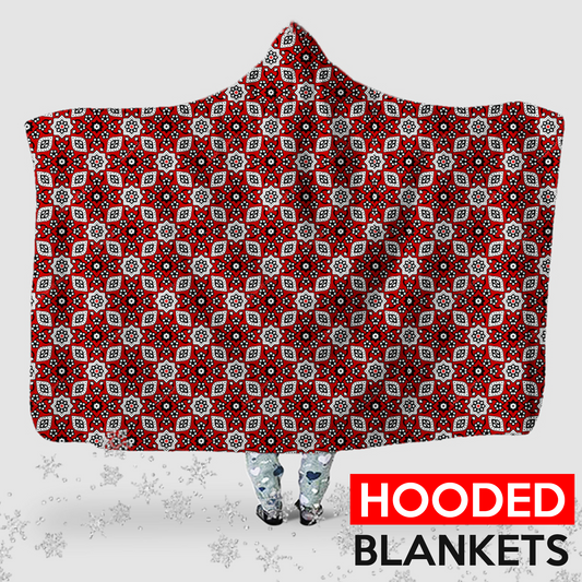 Ajrak - Hooded Blanket