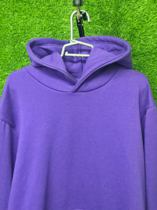 Purple Plain Hoodie