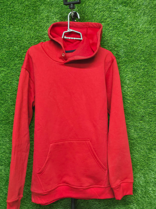 Red Plain Hoodie