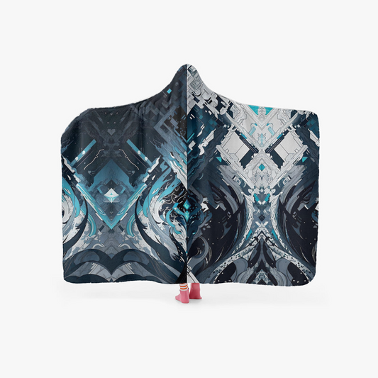Geometric Hooded Blanket