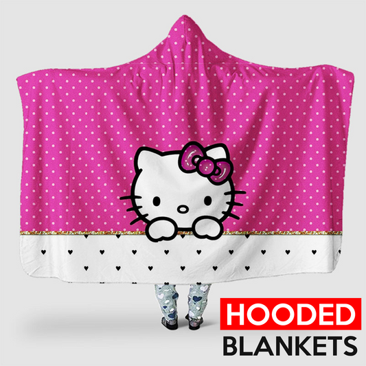 Wearable Hello Kitty - Hooded Blanket