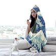 sunami Wave   - Hooded Blanket