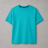Unisex Turquoise Cotton Tee
