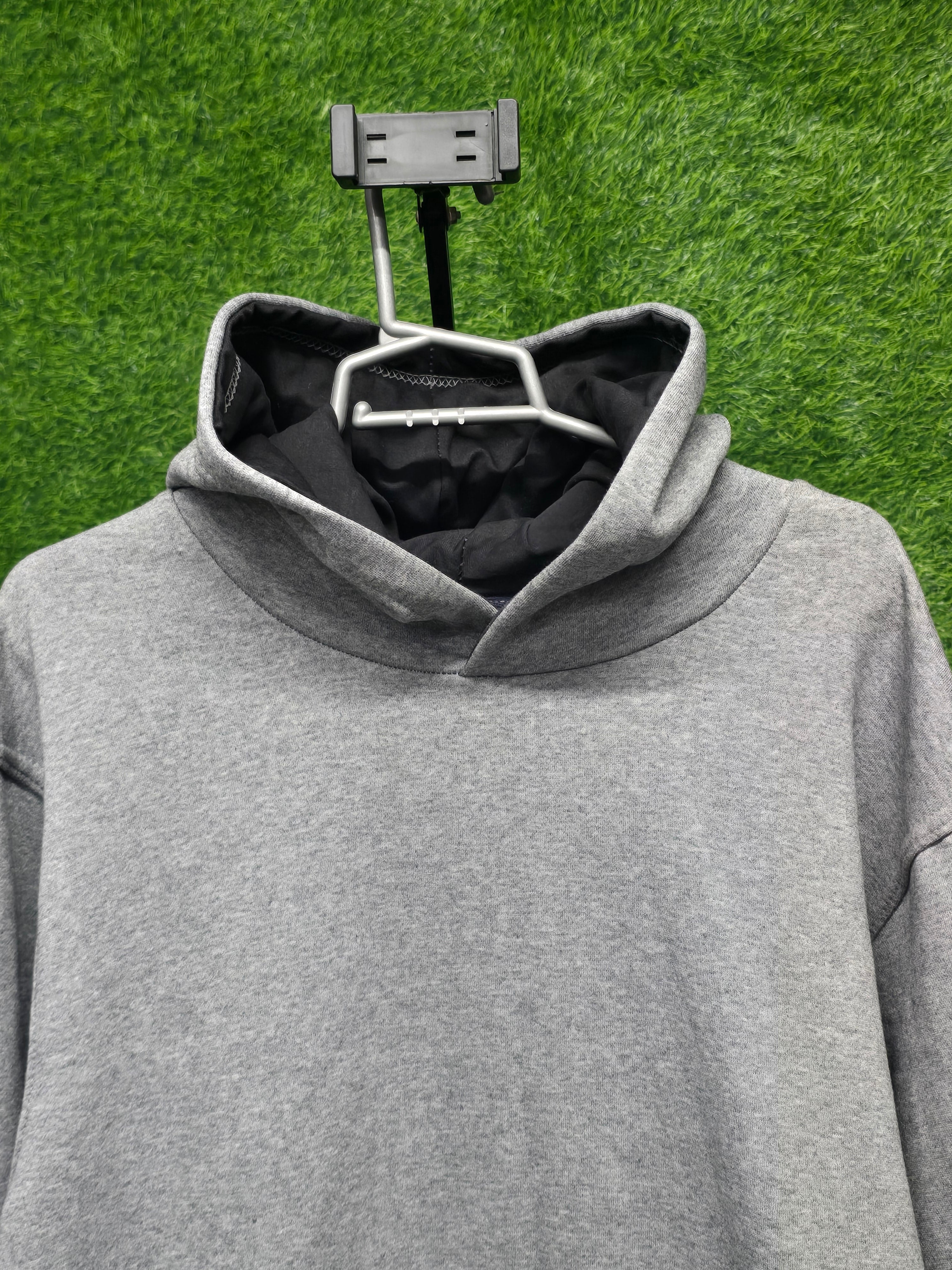 Gray Plain Hoodie