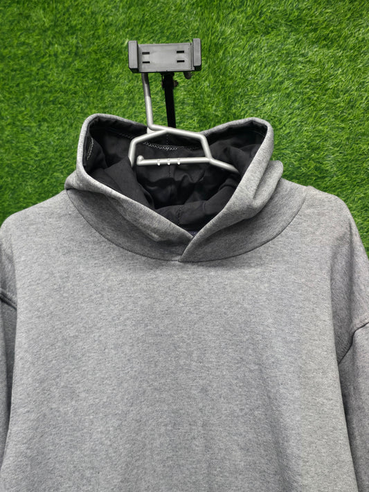 Gray Plain Hoodie