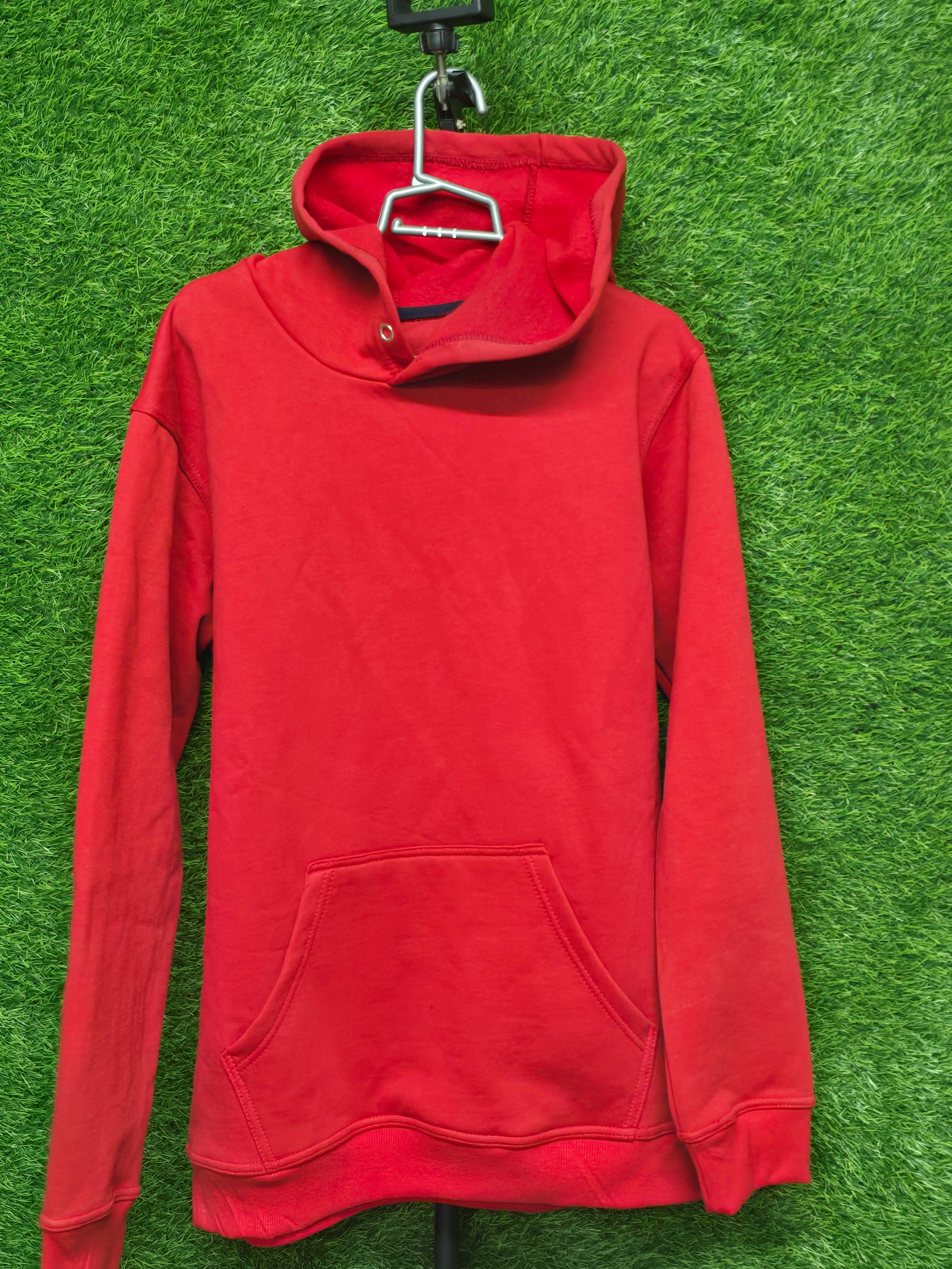 Red Plain Hoodie