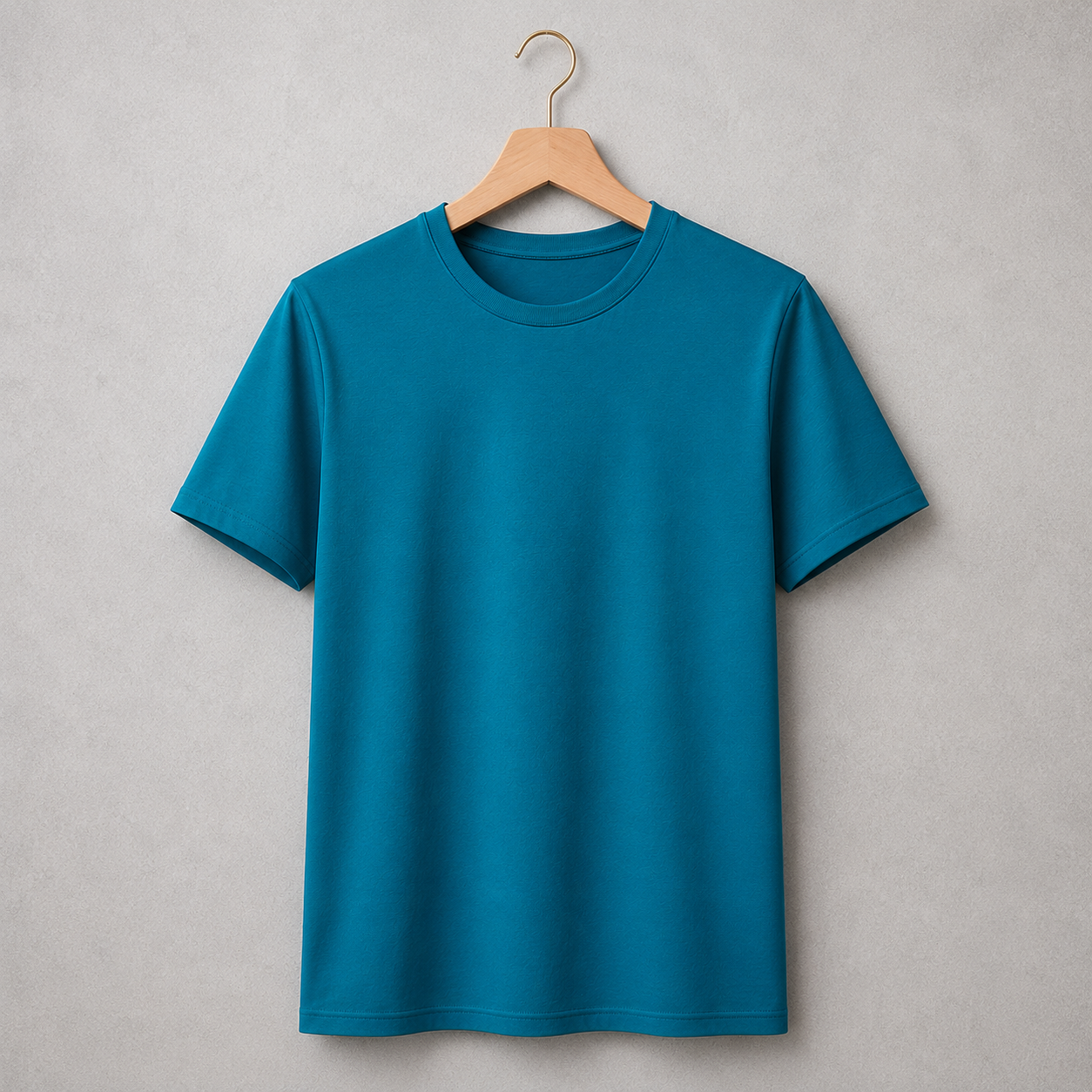 Unisex dark aqua Cotton Tee