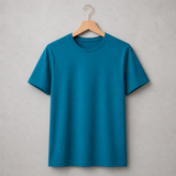 Unisex dark aqua Cotton Tee