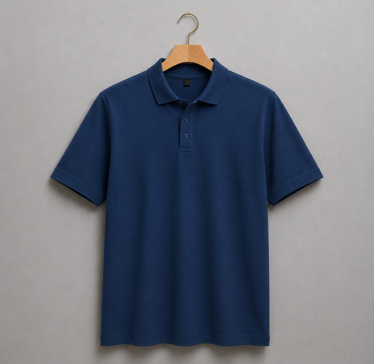 Men’s Polo Clothing T-shirt Soft Fabric Simple Look T-shirt For Men - Blue
