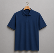 Men’s Polo Clothing T-shirt Soft Fabric Simple Look T-shirt For Men - Blue