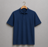 Men’s Polo Clothing T-shirt Soft Fabric Simple Look T-shirt For Men - Blue