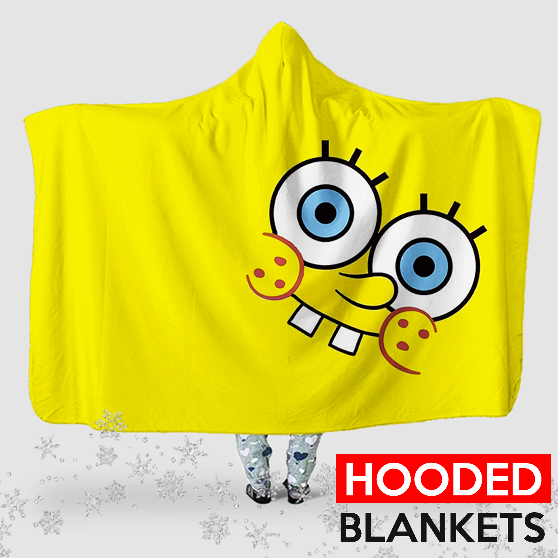 SpongeBob yellow  - Hooded Blanket