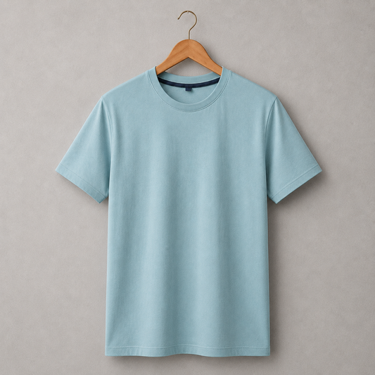 Unisex sage green Cotton Tee