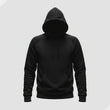 Black Plain Hoodie