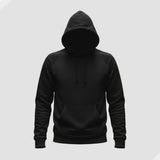 Black Plain Hoodie