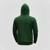 Dark Green Plain Hoodie