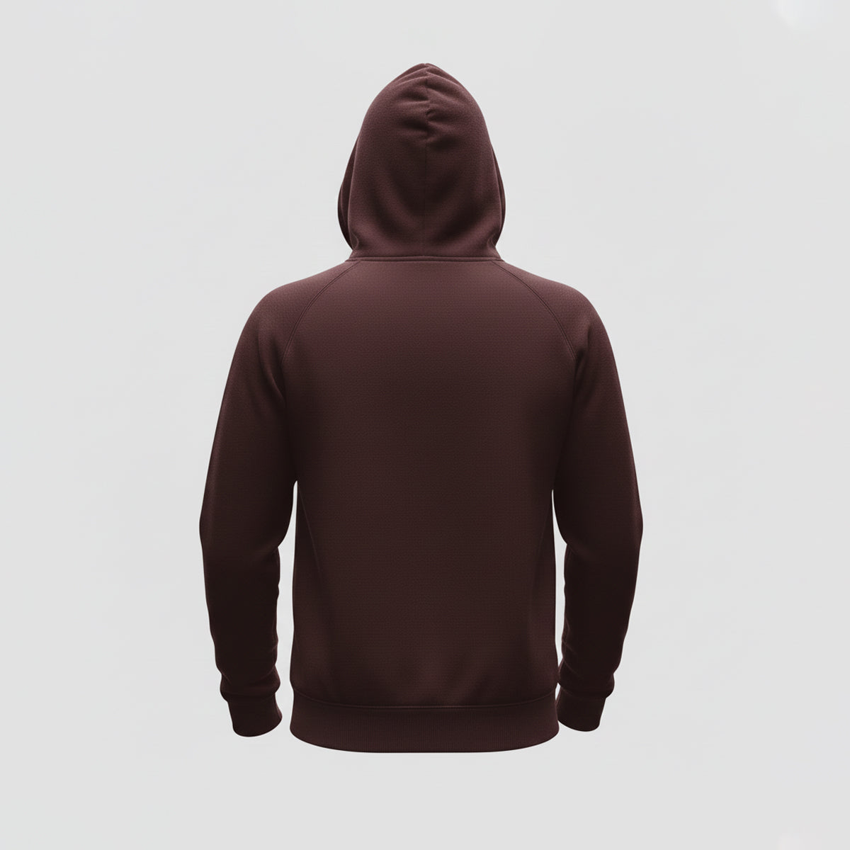 Mehroon Plain Hoodie