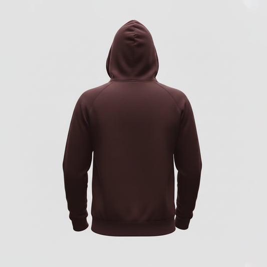 Mehroon Plain Hoodie
