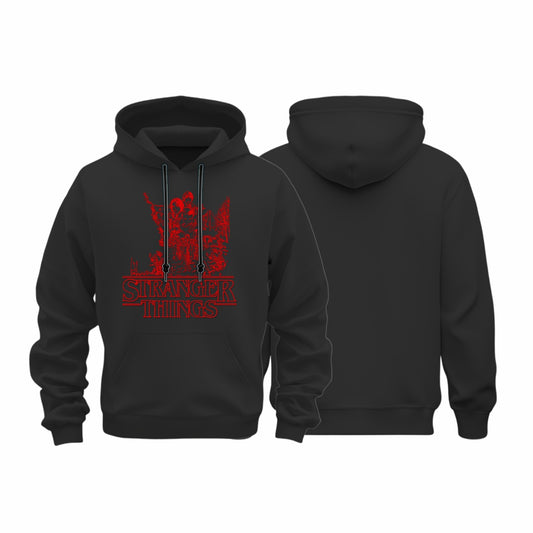 Hawkins Red Logo Hoodie Non-Zipper