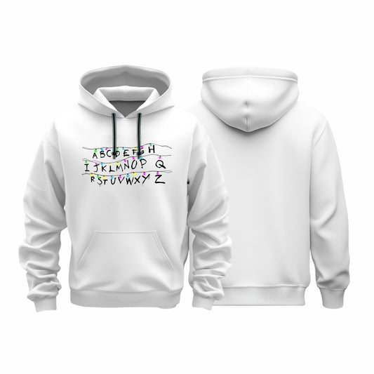 Alphabet Wall Hoodie Non-Zipper