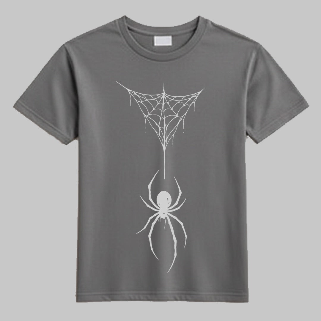 Spider on Spiderweb  Graphic Tee - Dexpel.com - Custom Print Shop