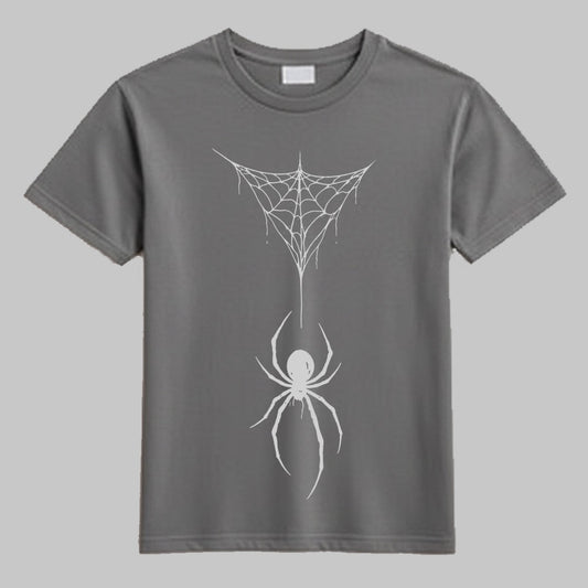 Spider on Spiderweb  Graphic Tee - Dexpel.com - Custom Print Shop