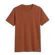 Unisex Brown Cotton Tee