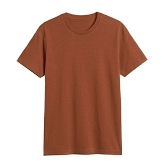 Unisex Brown Cotton Tee - Dexpel.com - Custom Print Shop