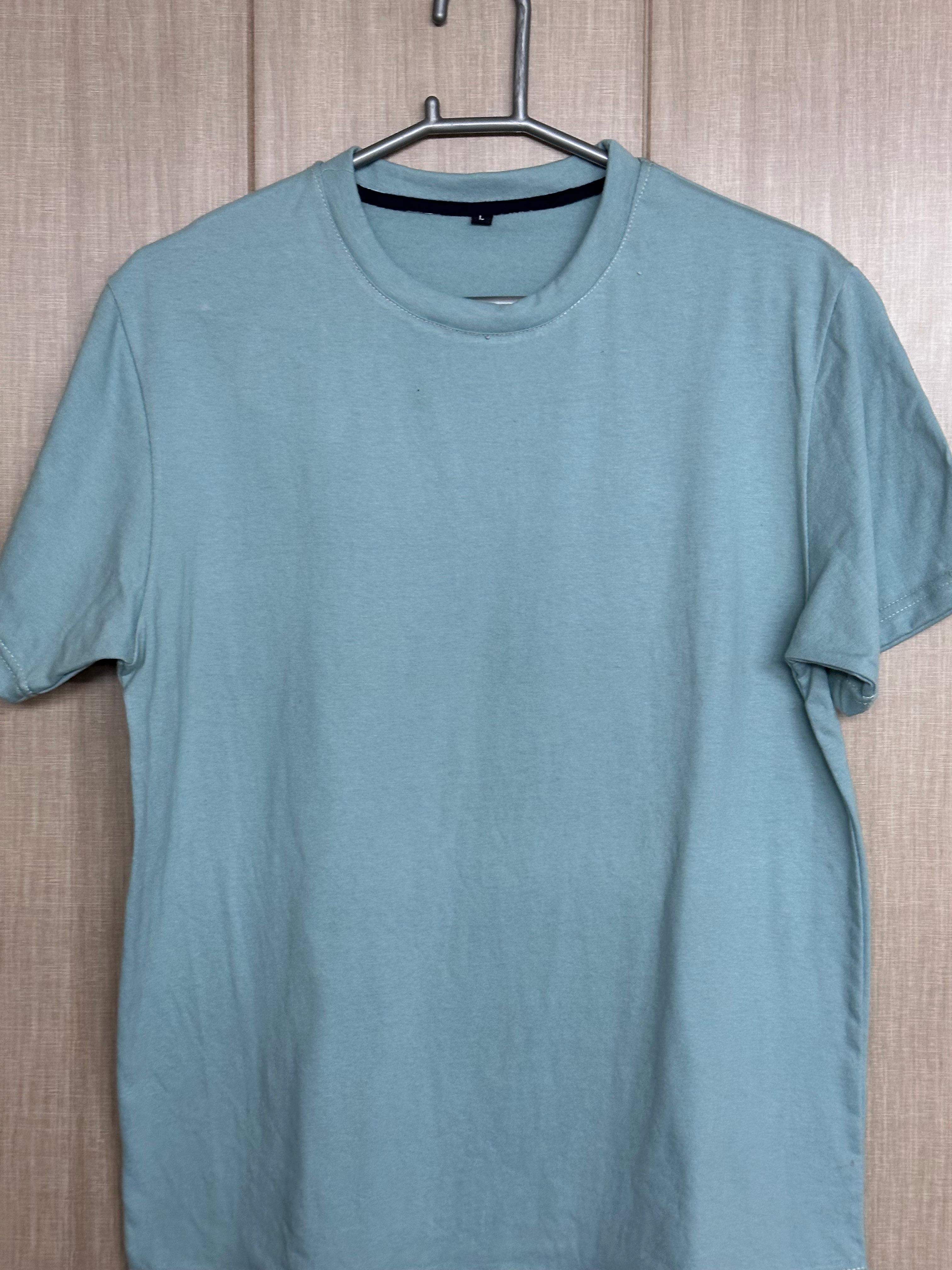 Unisex sage green Cotton Tee - Dexpel.com - Custom Print Shop