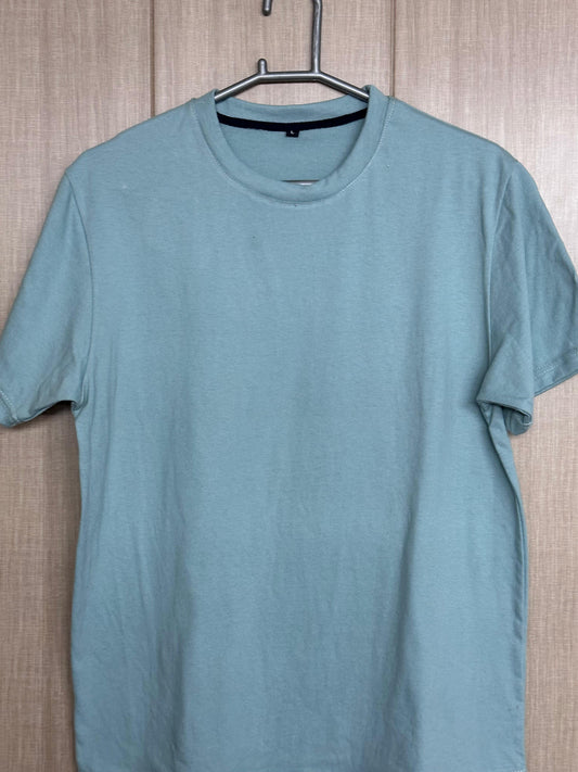 Unisex sage green Cotton Tee - Dexpel.com - Custom Print Shop