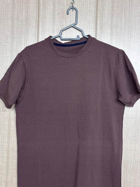 Unisex Brown Textured Cotton Tee - Dexpel.com - Custom Print Shop