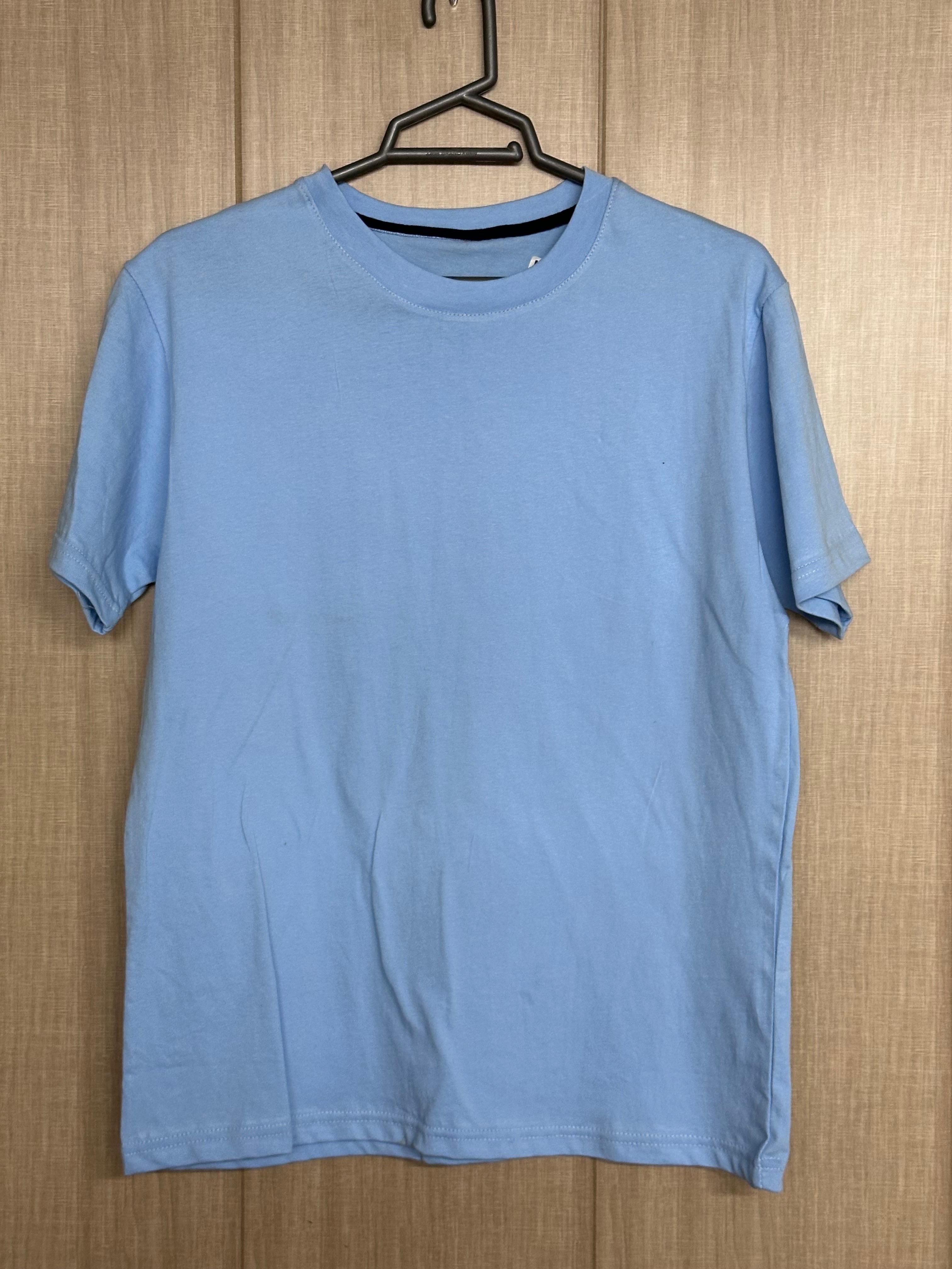 Unisex light blue Cotton Tee - Dexpel.com - Custom Print Shop