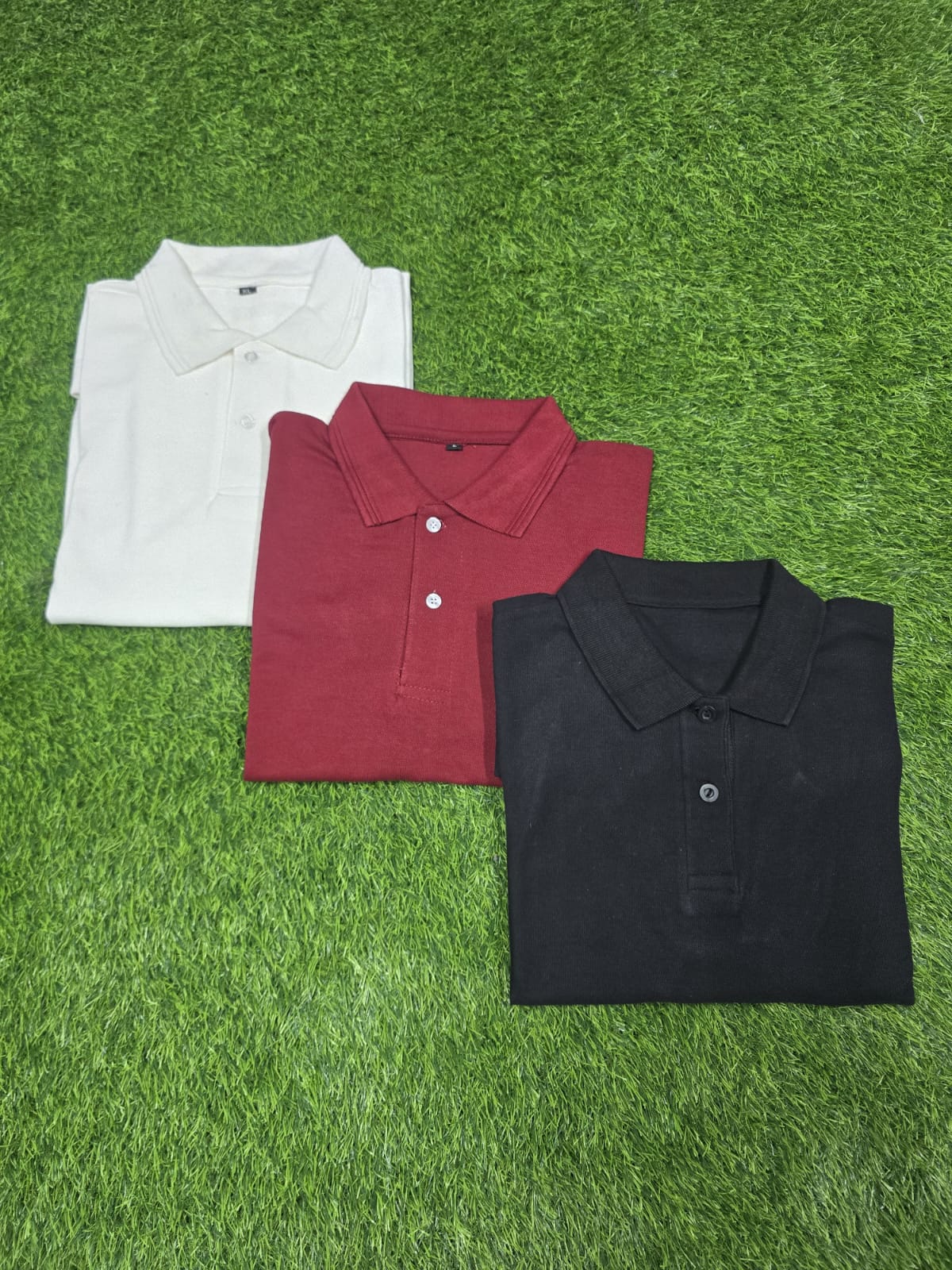 [Pack of 3] Cotton Polo
