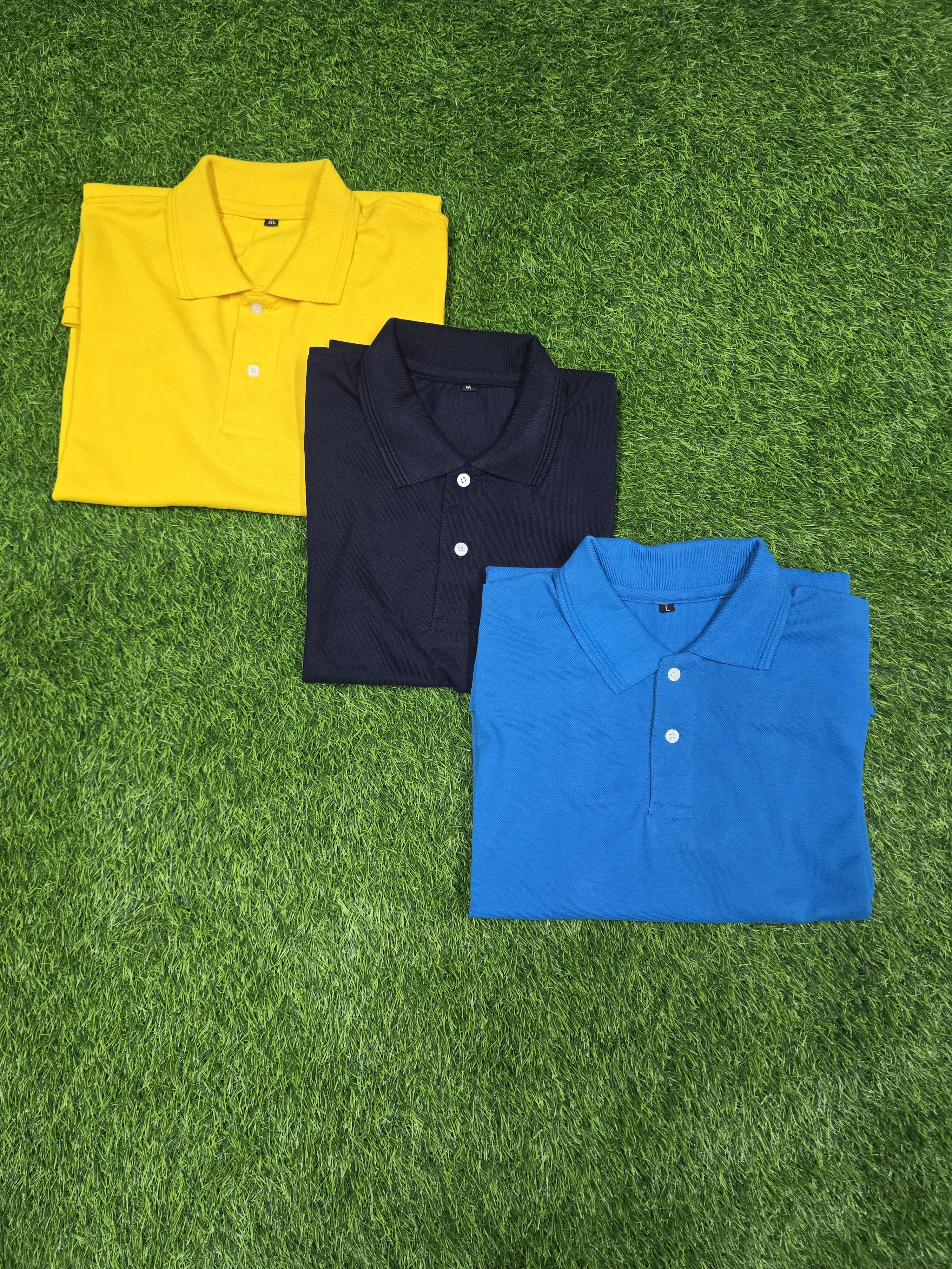 [Pack of 3] Cotton Polo