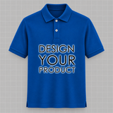 Cotton Graphic Printed Polo-Shirt Men