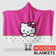 Wearable  Hello Kitty  - Hooded Blanket