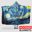 Starry Night - Hooded Blanket