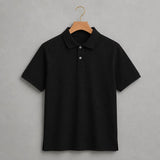 Men’s Polo Clothing T-shirt Soft Fabric Simple Look T-shirt For Men - black