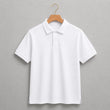 Men’s Polo Clothing T-shirt Soft Fabric Simple Look T-shirt For Men - White