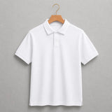 Men’s Polo Clothing T-shirt Soft Fabric Simple Look T-shirt For Men - White