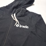 Irwin black cotton hoodie