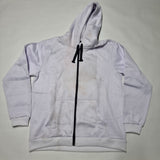 Plain white stained hoodie