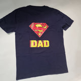 Superman navy tee super dad