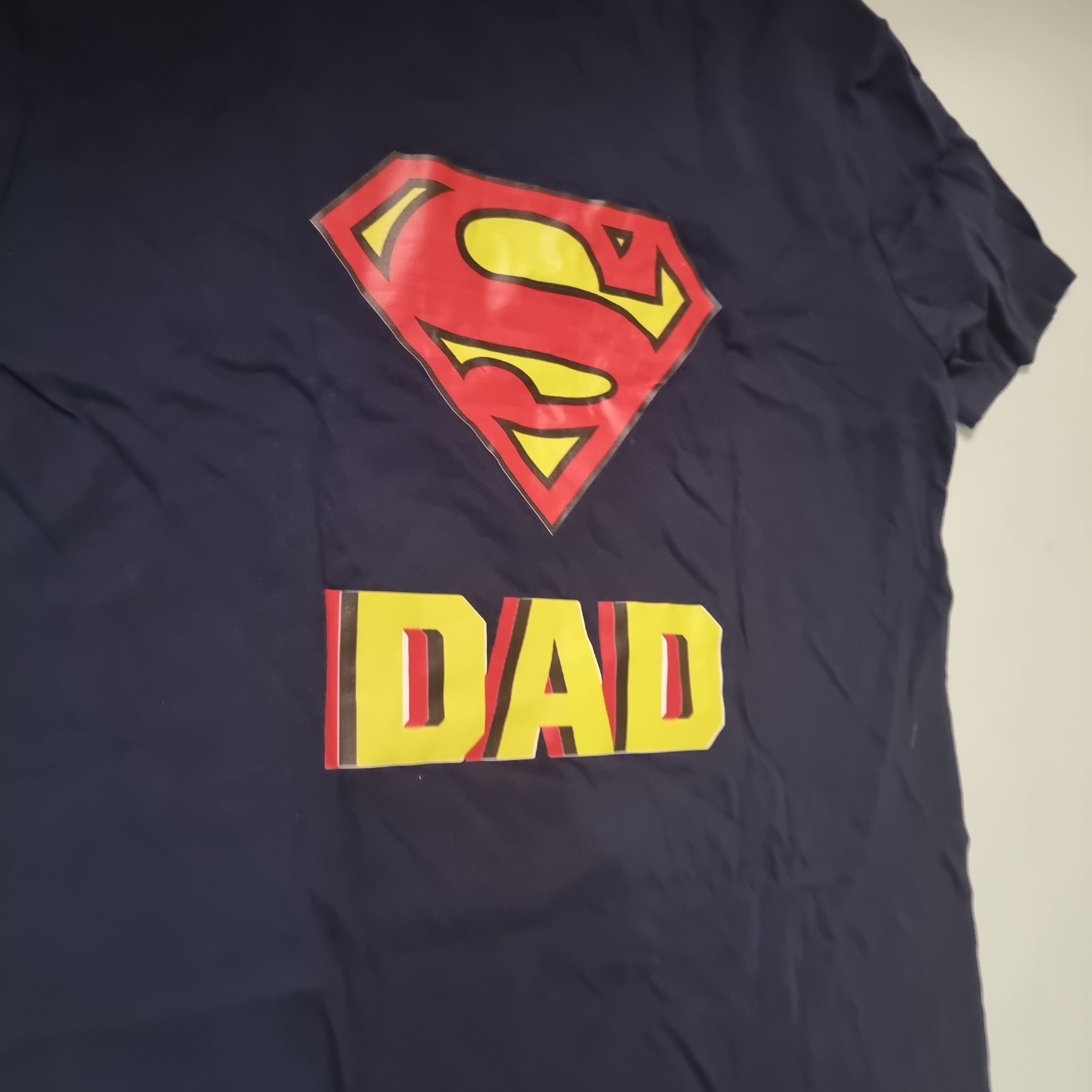 Superman navy tee super dad