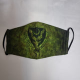 Green markhor mask