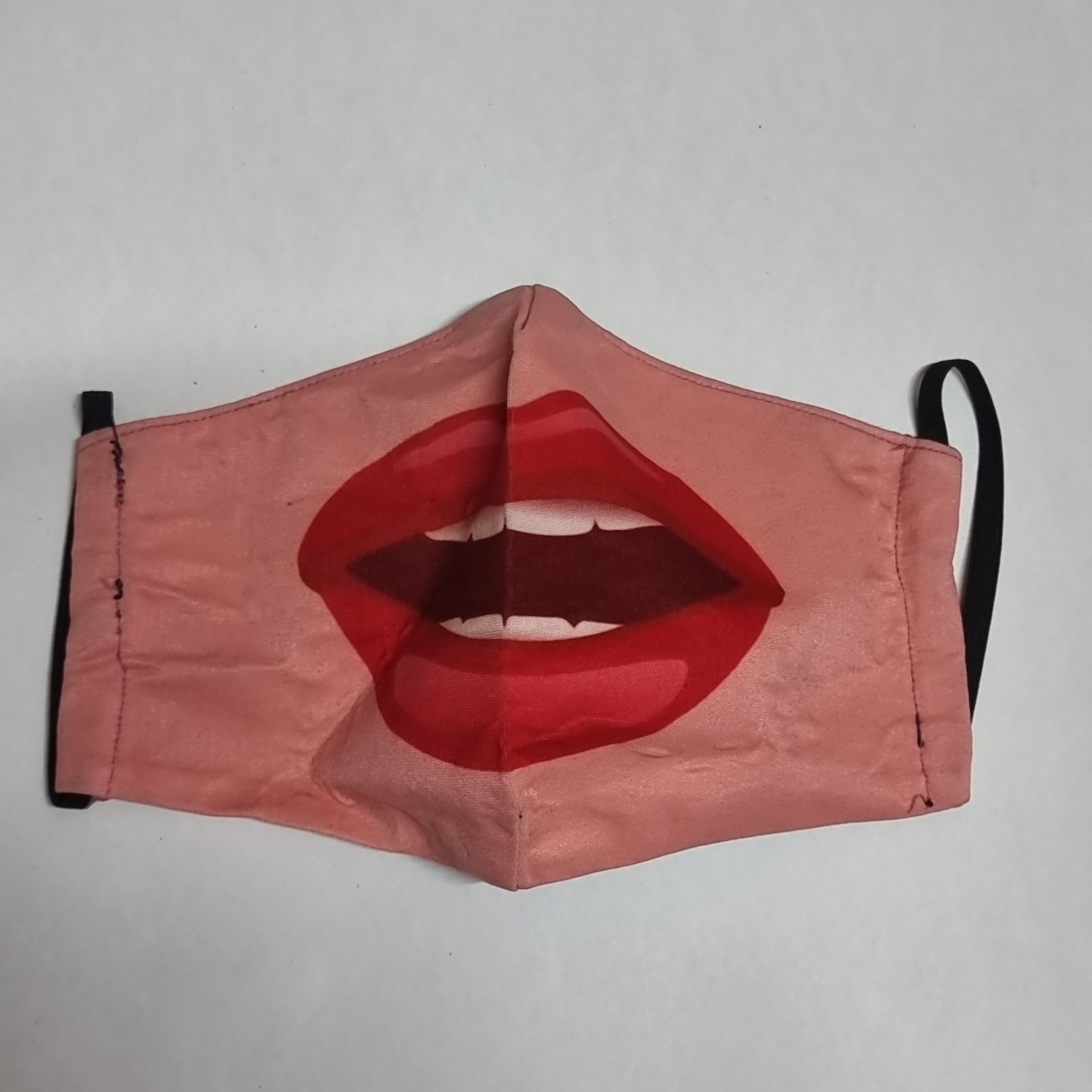Woman lips face mask