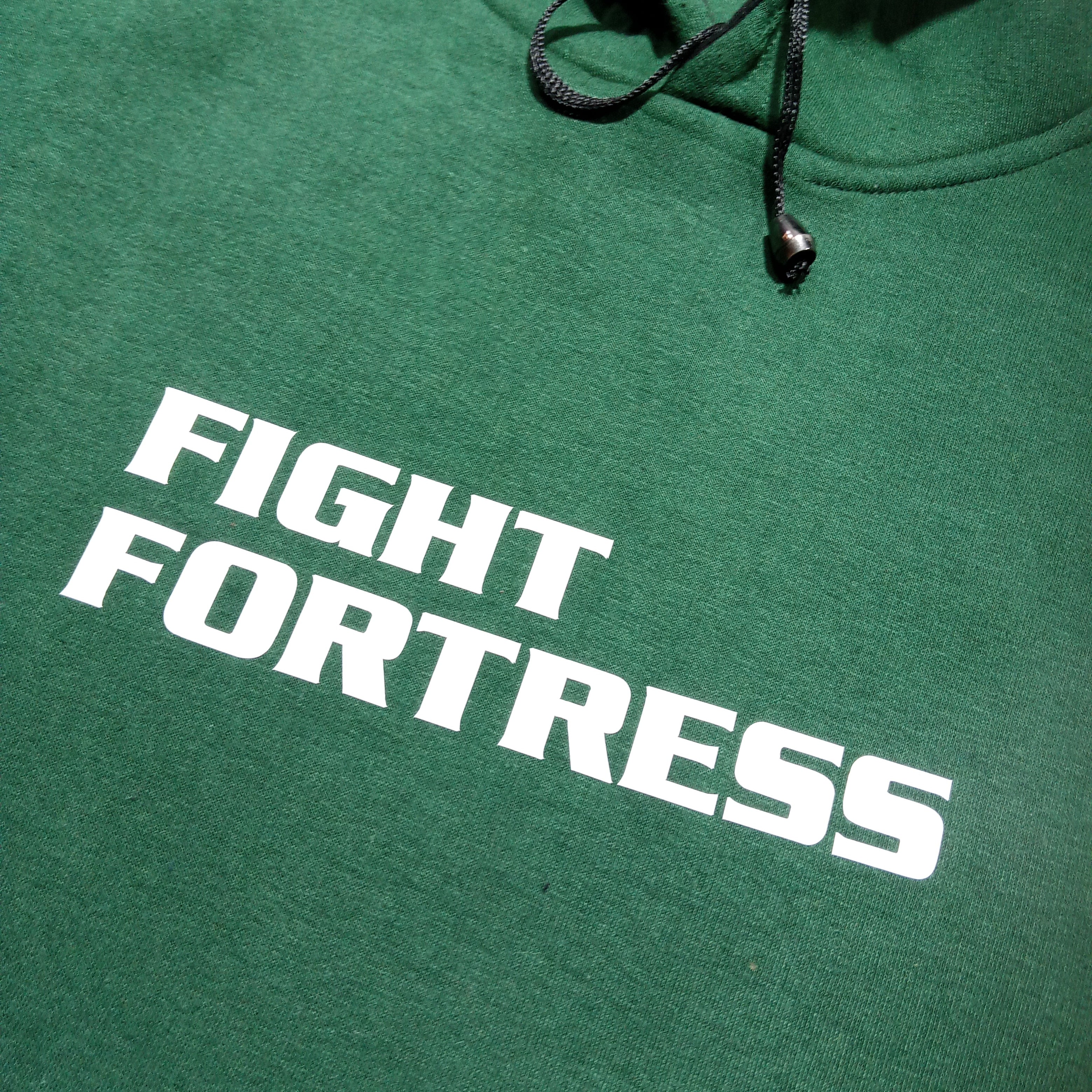 Fight Fortress Green  Hoddie Non Zipper