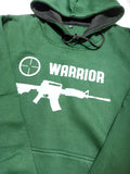 Warrior Green Hoddie Non Zipper