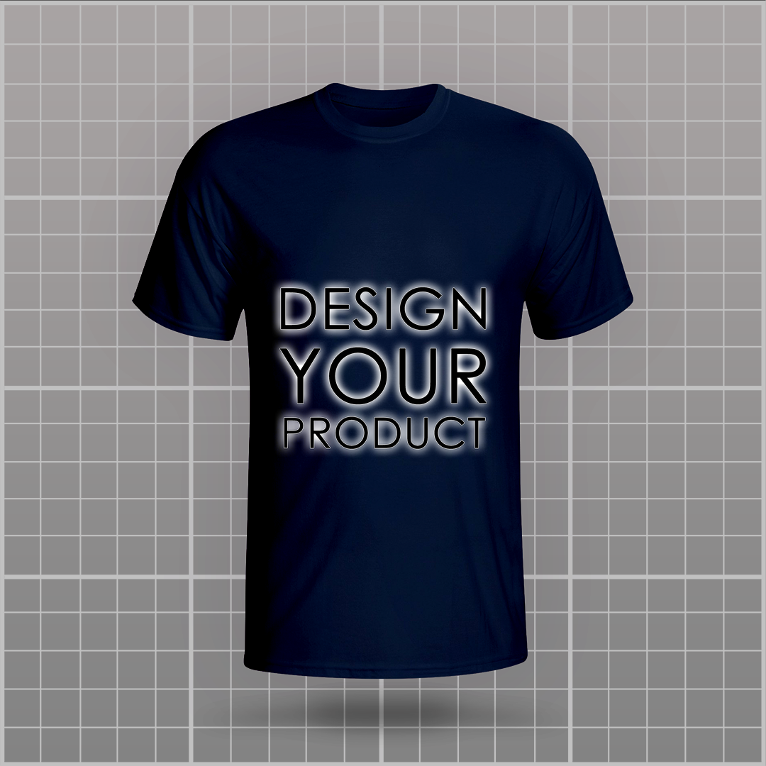 Cotton Graphic Printed T-Shirt Men Navy XS - Main Image