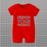 Custom Baby Romper - Red / 0-3 months